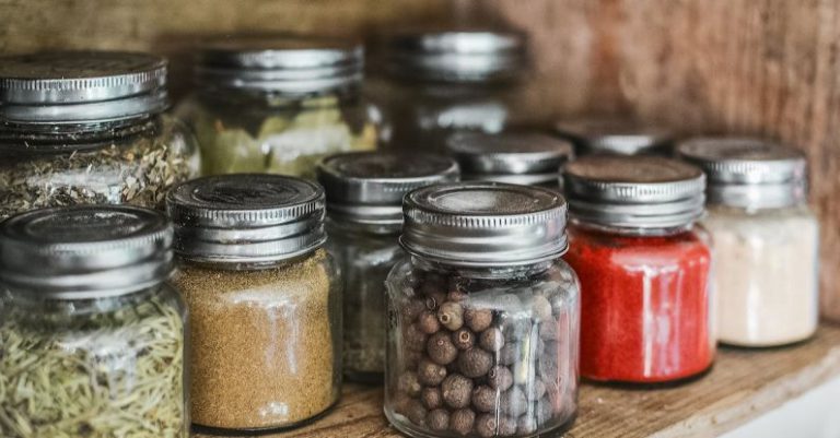 Preservatives - Spice Bottles on Shelf